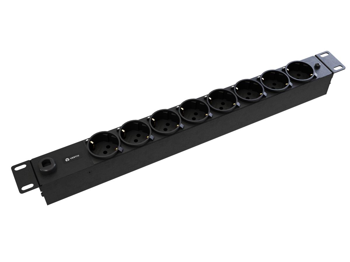 PowerGO Rack PDU Basic 1U10A220VC14 3MSCHUKO 8BLACK