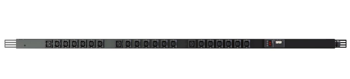PowerGo Rack PDU Monitored 0U16A220VIEC60309 3mC13 18 + C19 3 Black