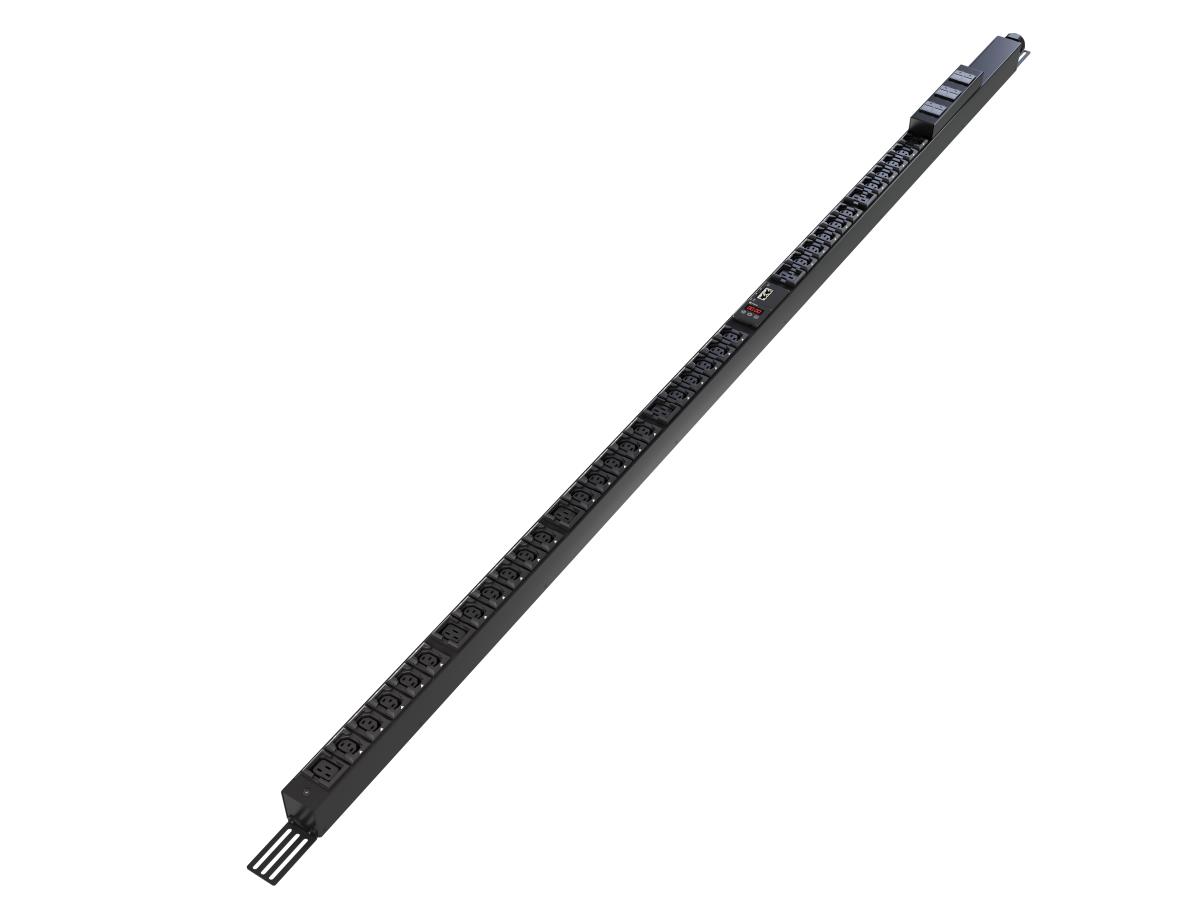 PowerGO Rack PDU Monitored 0U32A220V/380VIEC60309 X 3M C13 X 30 + C19 X 6 BREAKE