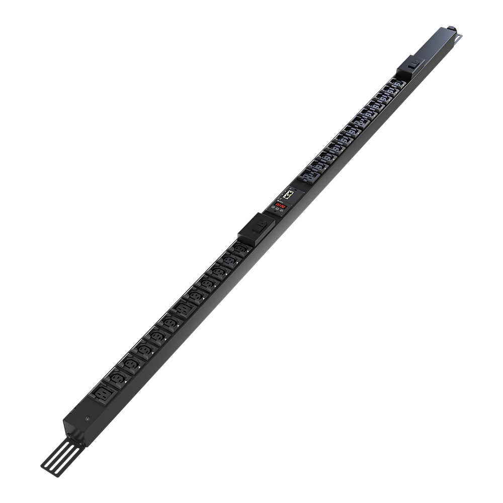 PowerGo Rack PDU Monitored 0U32A220VIEC60309 3mC13 20 + C19 4 Breaker Black