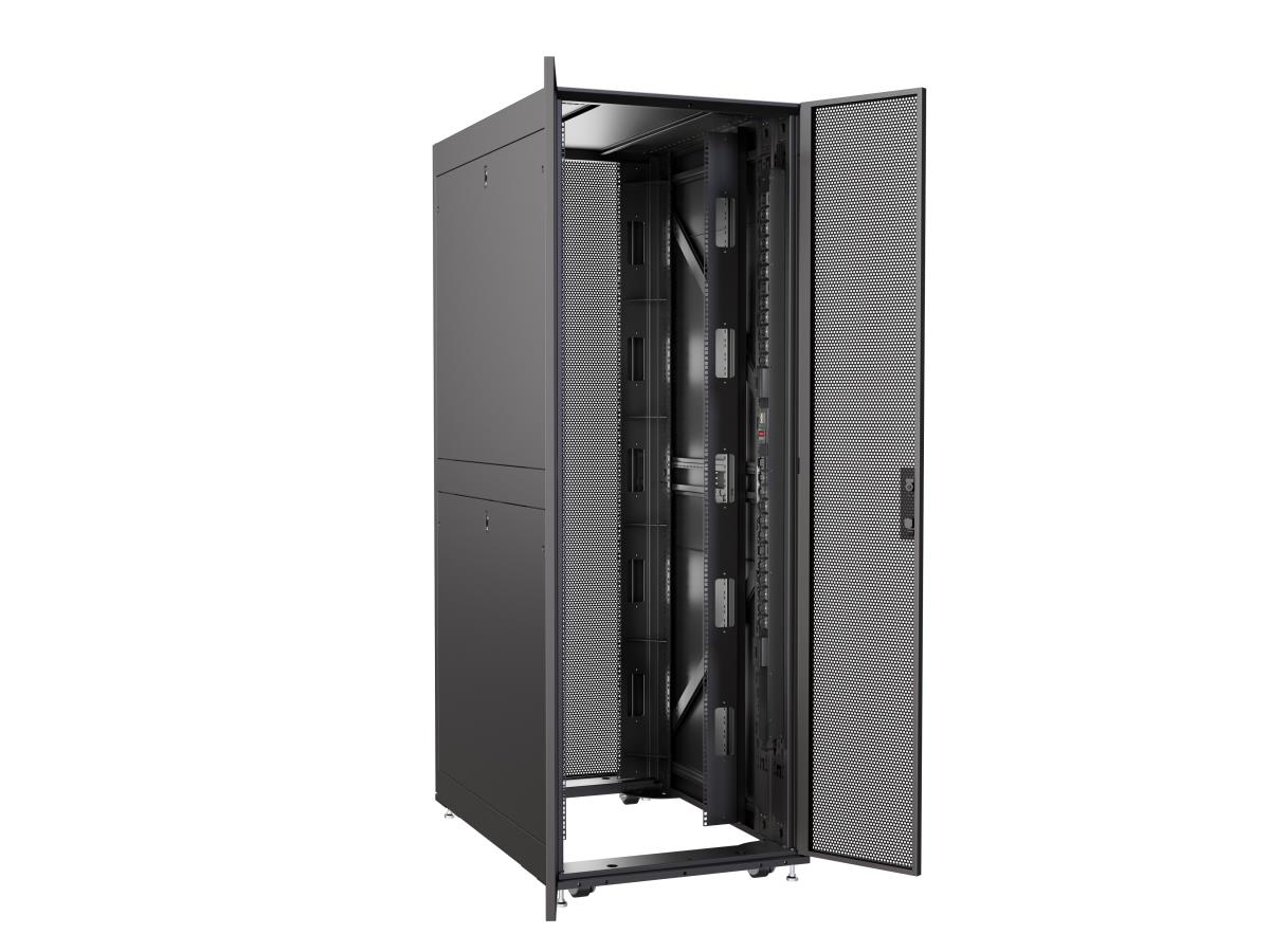 PowerGo Rack PDU Monitored 0U32A220VIEC60309 3mC13 20 + C19 4 Breaker Black