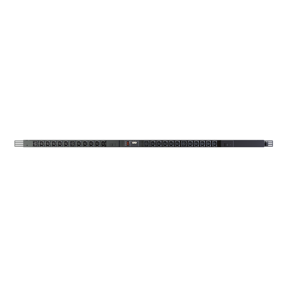 PowerGo Rack PDU Monitored 0U32A220VIEC60309 3mC13 20 + C19 4 Breaker Black