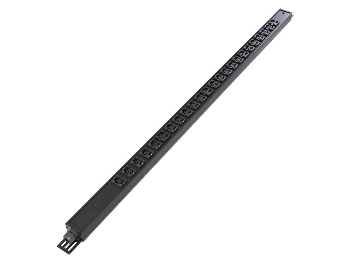 PowerGo Rack PDU Basic 0U16A220VIEC60309 3m C13x20+ C19x4 Black