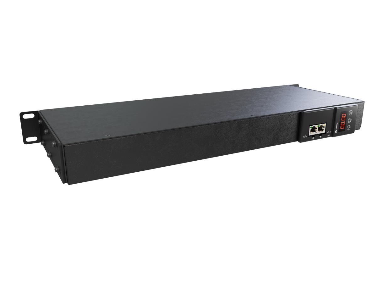 PowerGo Rack PDU Monitored 1U 16A 220V SCHUKO 3M SCHUKO 6 Black