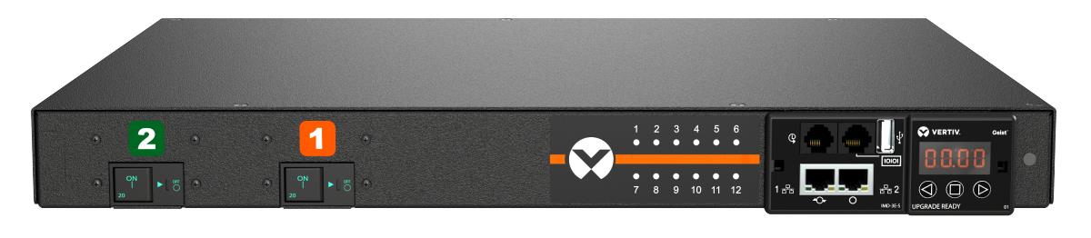 Vertiv Geist Rack PDU Monitored (Outlet Level) EC 1U input IEC 60309 230V 32A combi outputs (1