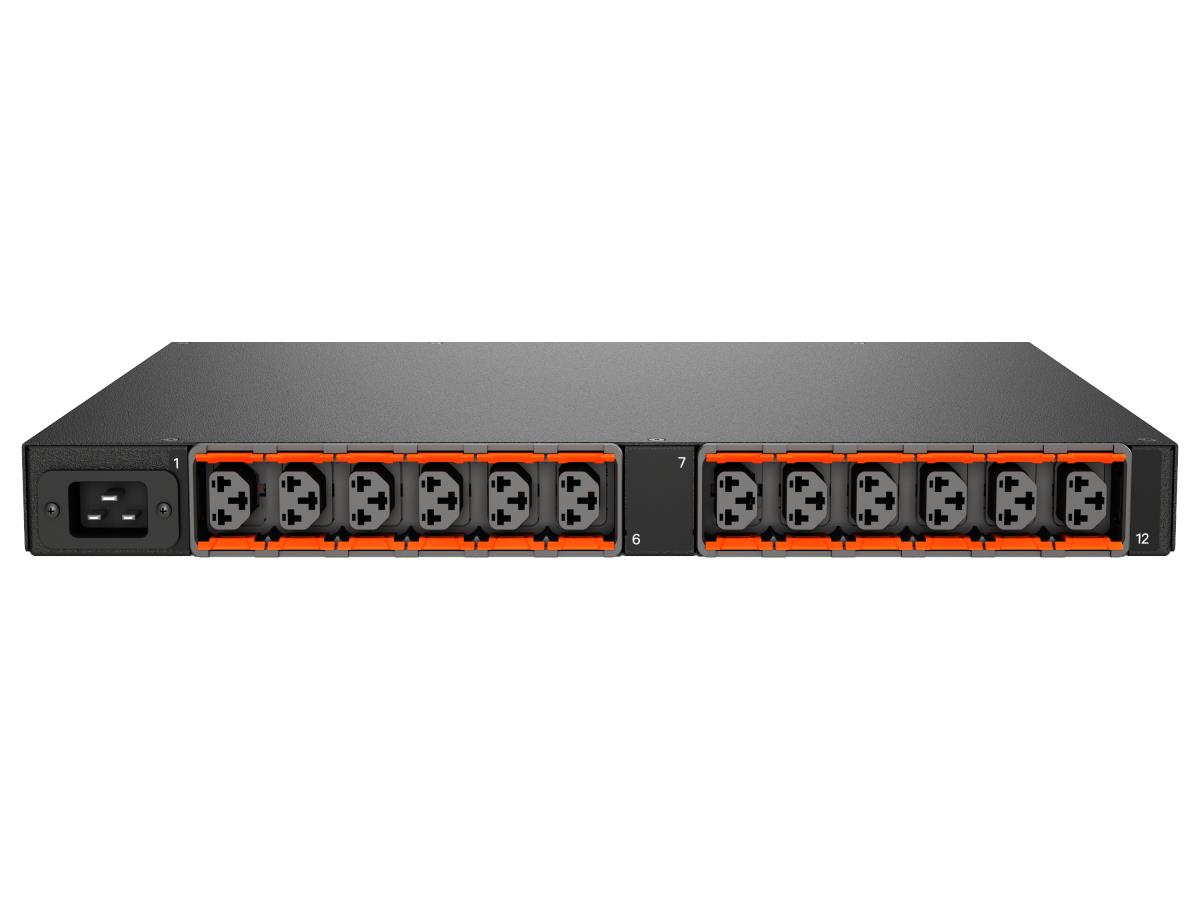Vertiv Geist Rack PDU Monitored Outlet Level EC 1U input IEC 60320 C20 power inlet 230V 16A co