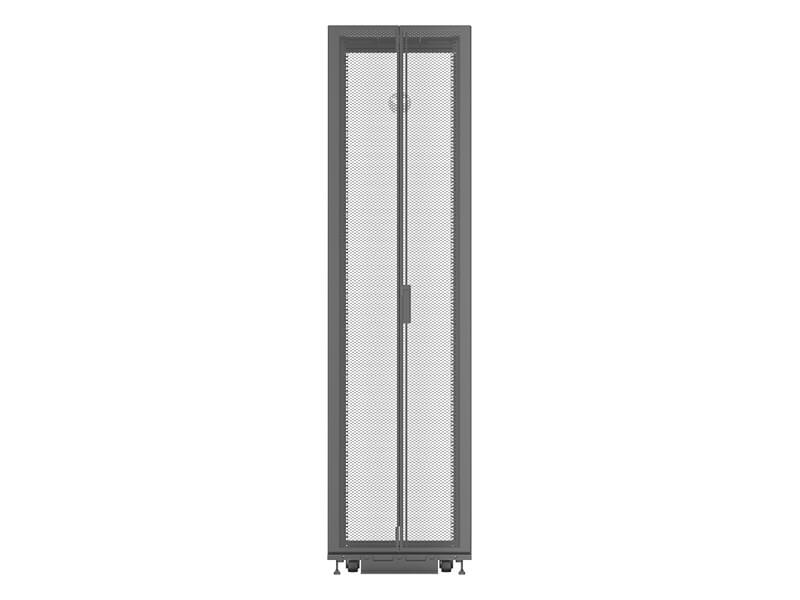 Rack 48U 2265mmx600mmx1115mm with Color RAL 7021 Black gray No Right Side Panels