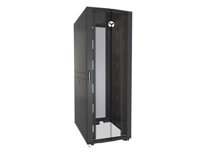 Rack 48U 2265mmx600mmx1215mm with Color RAL 7021 Black gray No Left Side Panels