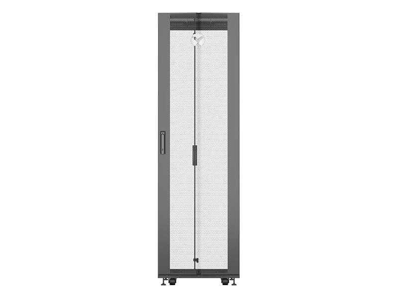 Rack 42U 1998mm (78.6)H x 600mm (23.62)W x 1115mm (43.89)D with Perf. Front Door