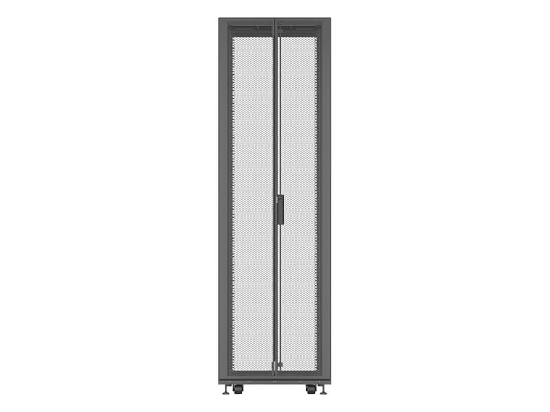 Rack 42U 1998mm (78.6)H x 600mm (23.62)W x 1115mm (43.89)D with Perf. Front Door