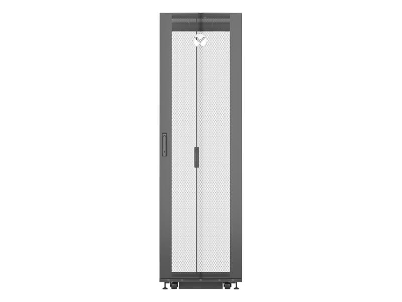 Rack 42U 1998mm (78.6)H x 600mm (23.62)W x 1215mm (47.83)D with Perf. Front Door