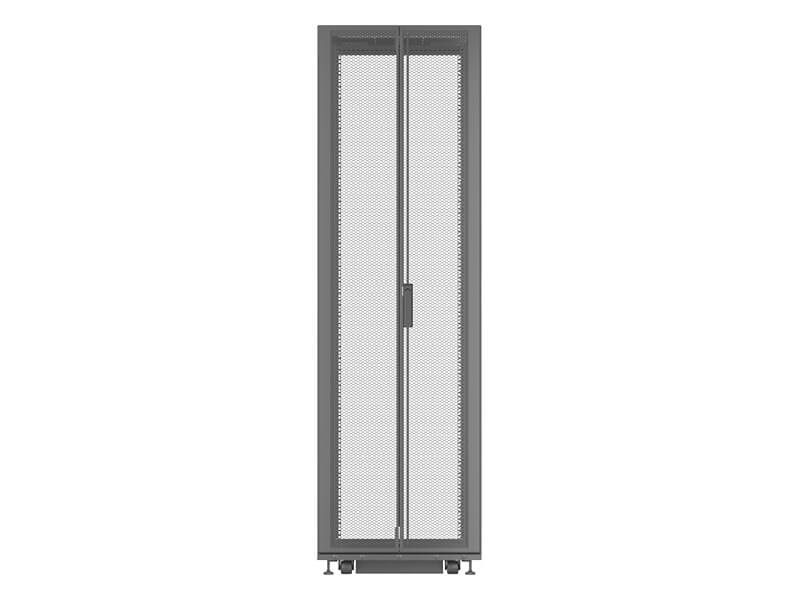 Rack 42U 1998mmx600mmx1215mm with Color RAL 7021 Black gray No Right Side Panels
