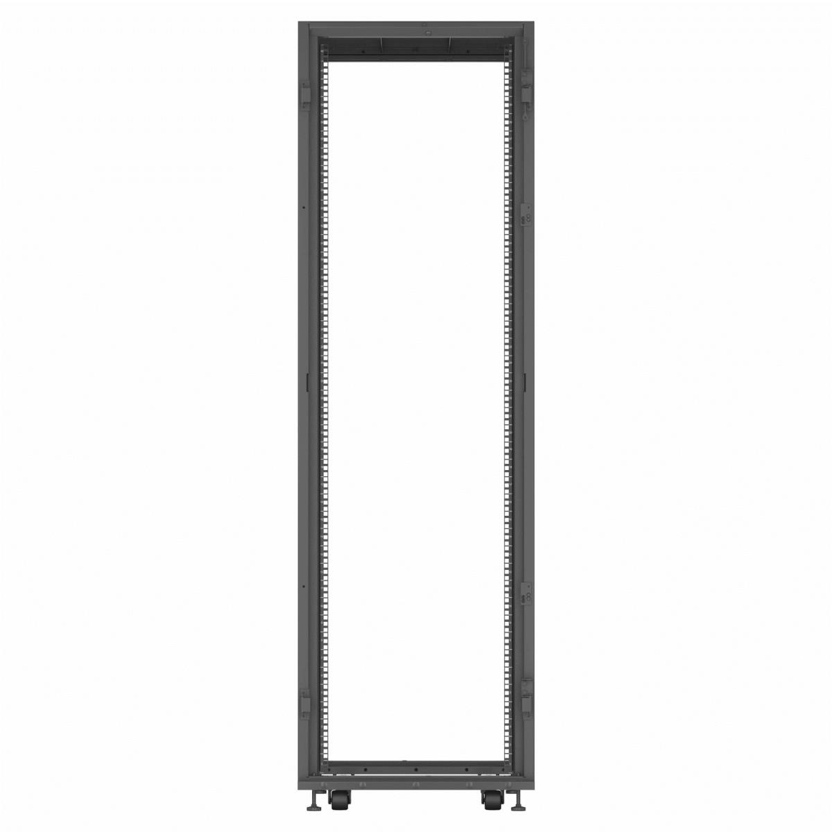 Rack 42U 1998mmx600mmx1115mm with Color RAL 7021 Black gray No Side Panels