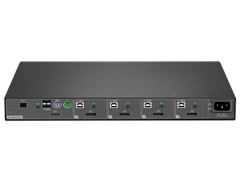 CYBEX SC Universal DP/H Secure KVM Switch 4-Port Single Display PP4.0