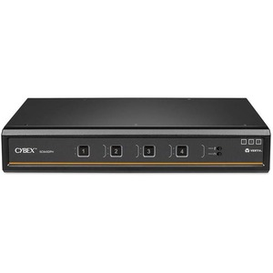 CYBEX SC Universal DP/H Secure KVM Switch 4-Port Dual Display with CAC PP4.0
