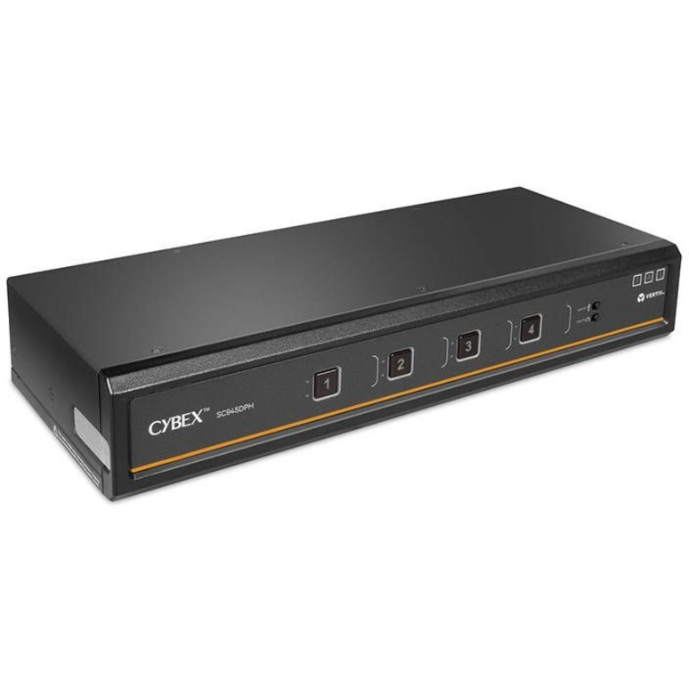 CYBEX SC Universal DP/H Secure KVM Switch 4-Port Dual Display with CAC PP4.0