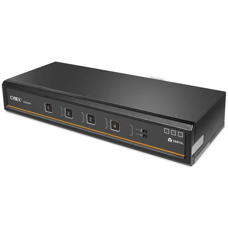 CYBEX SC Universal DP/H Secure KVM Switch 4-Port Dual Display with CAC PP4.0