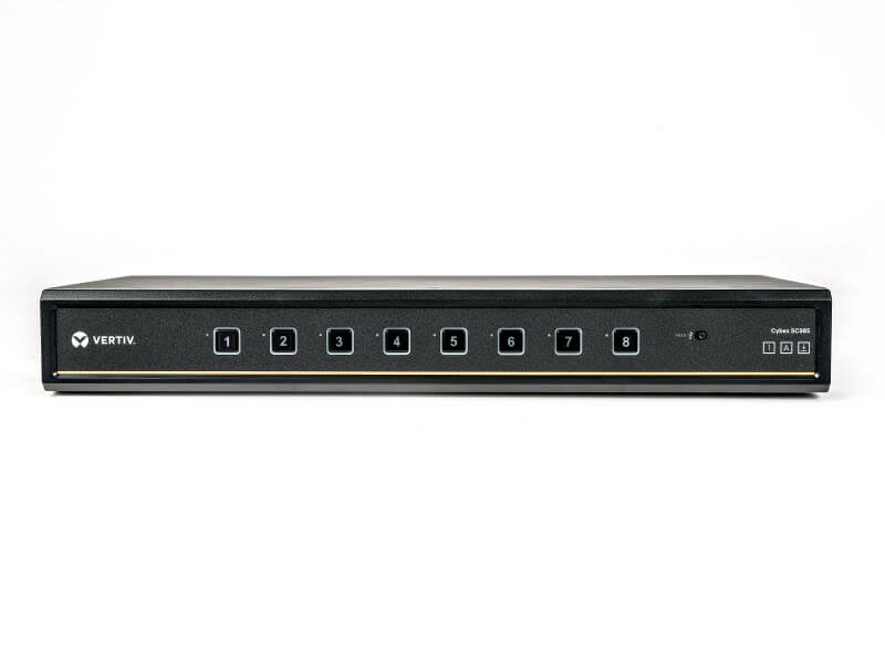 CYBEX SC Universal DP/H Secure KVM Switch 8-Port Dual Display with CAC PP4.0