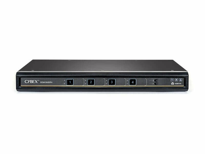 CYBEX SC Universal DP/H Secure 4-Port MultiViewer KVM with CAC PP4.0