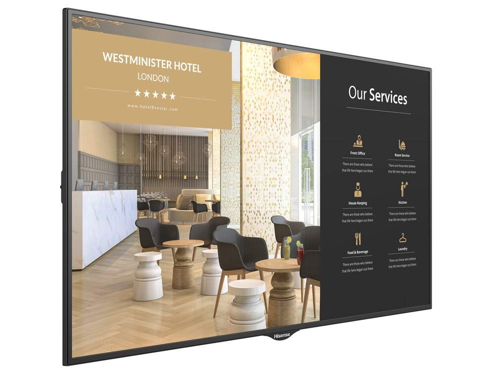 Digital Signage Display - Bm66ae 49in - 3840z2160 (4k/ Uhd) - Android 7.0