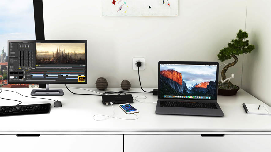 Mst Docking Station  - Dual Display USB-c - 3 X USB3.0 With Power Delivery