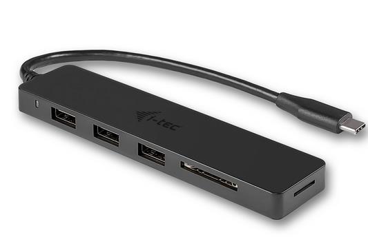 USB-c Hub + Card Reader USB-c 3 Port Hub USB 3.0 Sd Card