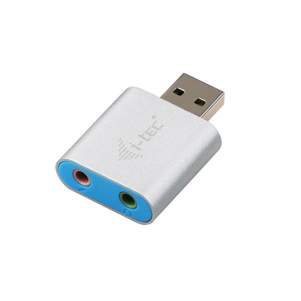 USB Mini Audio Adapter Metal Windows Mac Linux