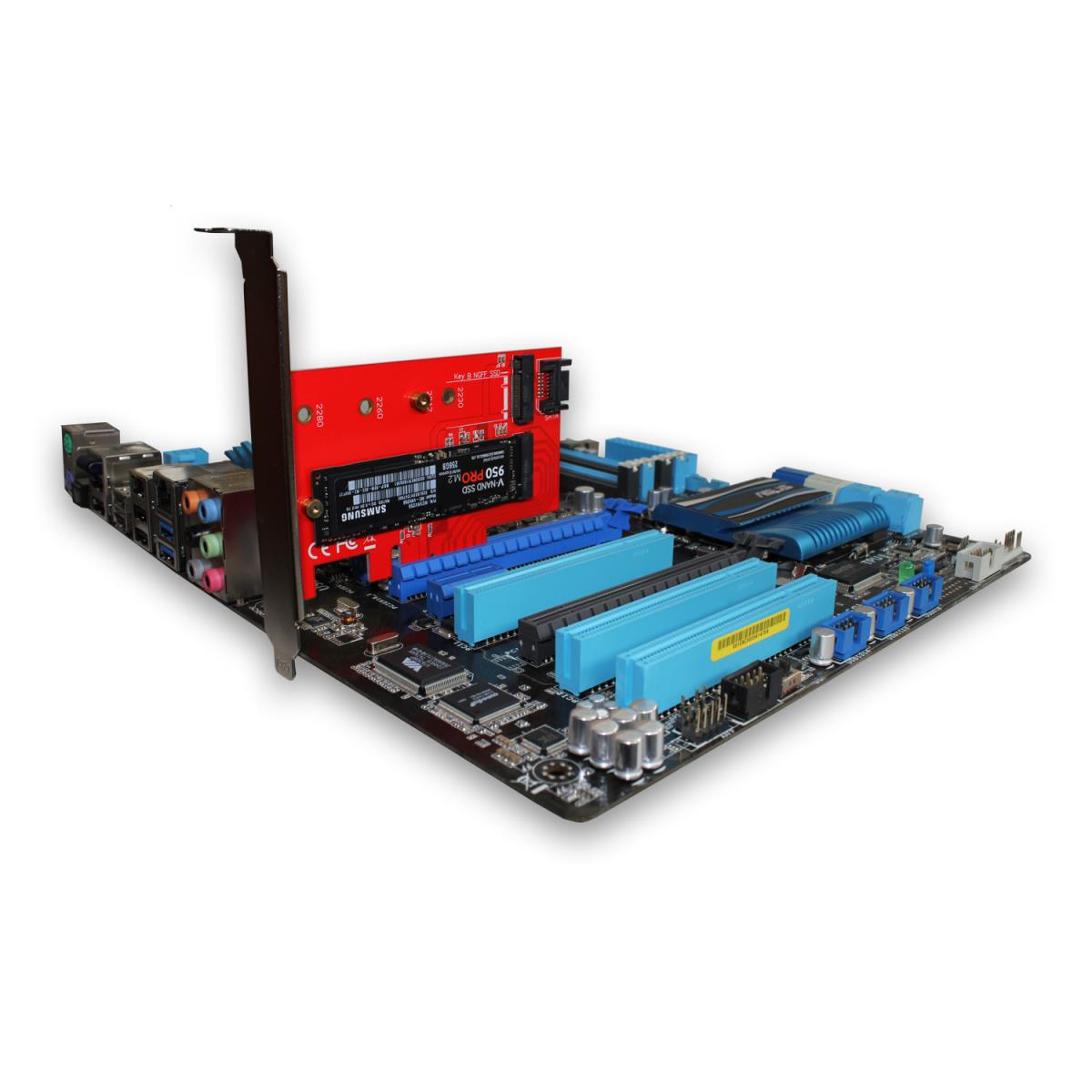 Pci-e 2x M2 Card Internal Pci-e Card Pci-e/SATA