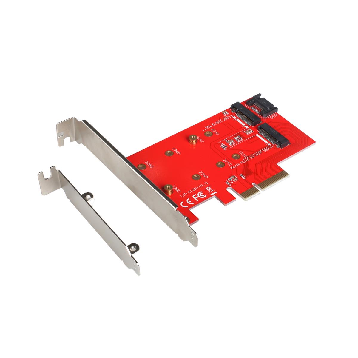 Pci-e 2x M2 Card Internal Pci-e Card Pci-e/SATA