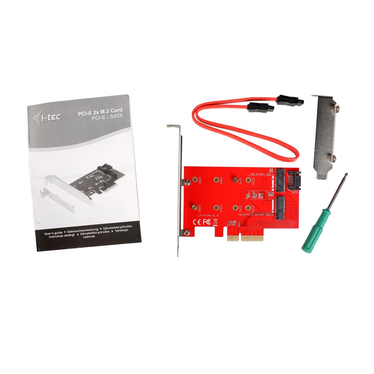 Pci-e 2x M2 Card Internal Pci-e Card Pci-e/SATA