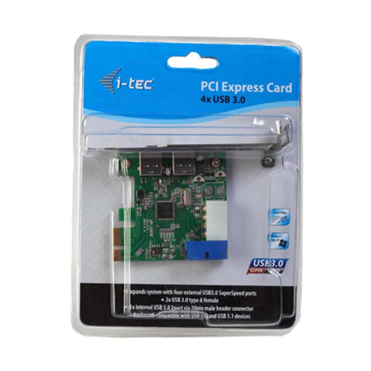 Pci-e Card 4x USB 3.0 2xext 2xint Internal USB 3.0port