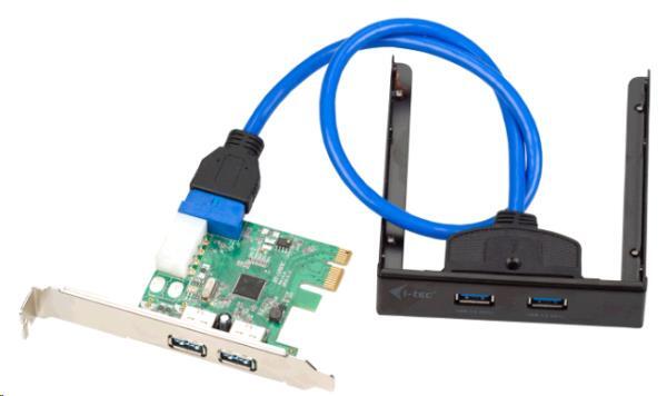Pci-e Card USB 3.0 2ext 2int Frontpanel Set USB 3.0