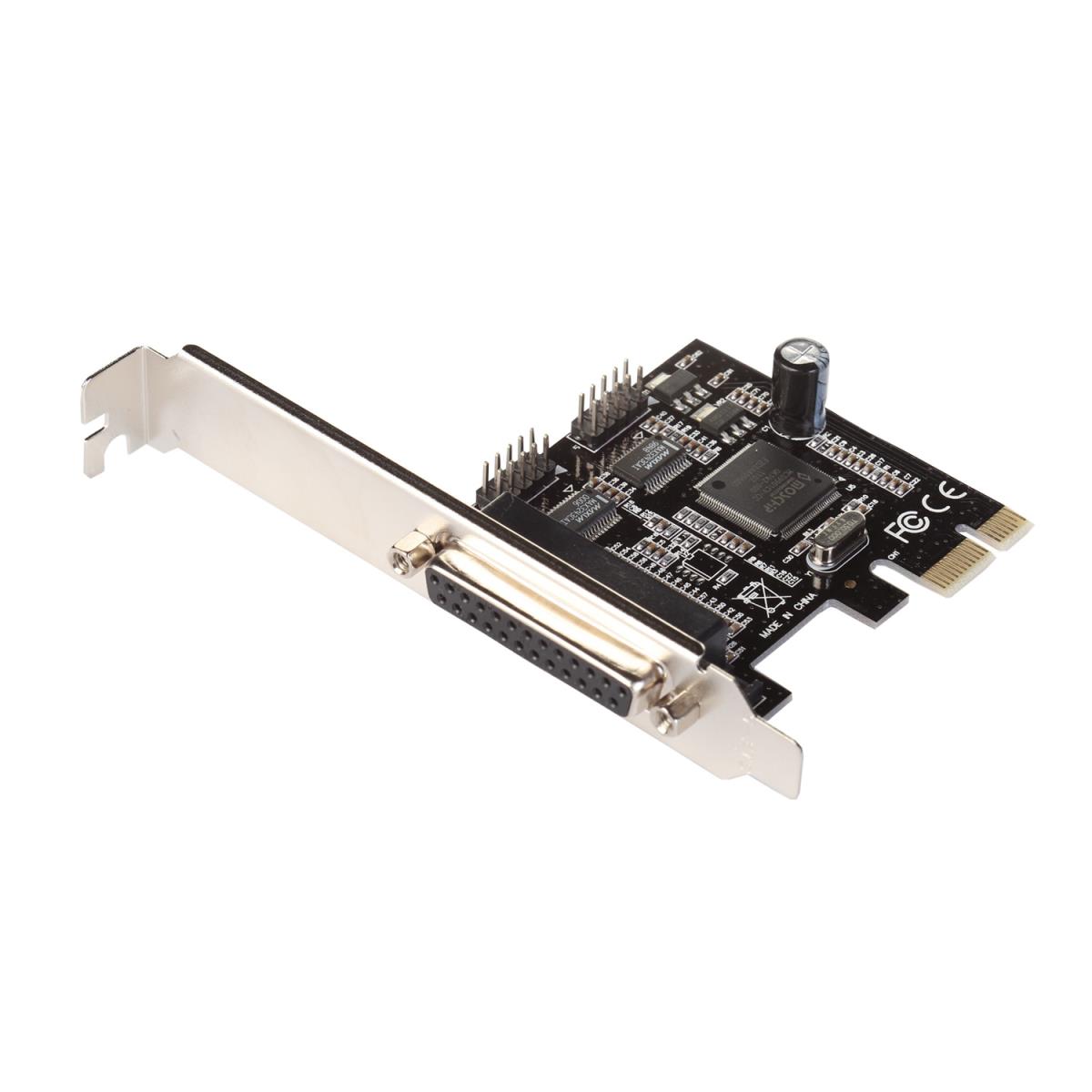 Pci-e Card 2x Serial Rs232 + 1x Parallel Db25