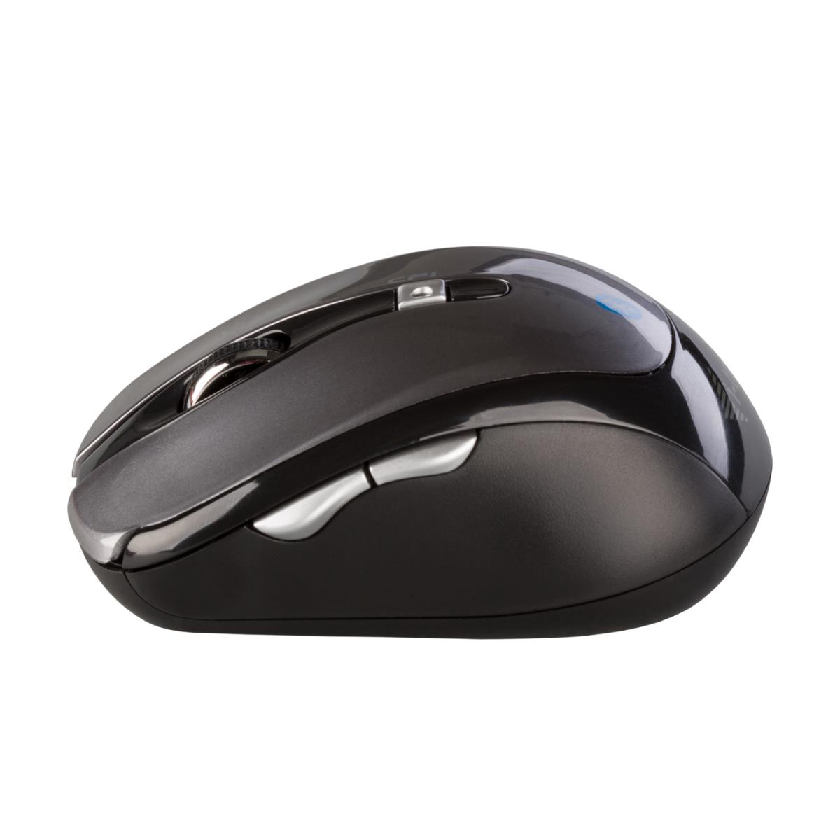 Mouse Bluetooth 10m 1600dpi 6-button Black In