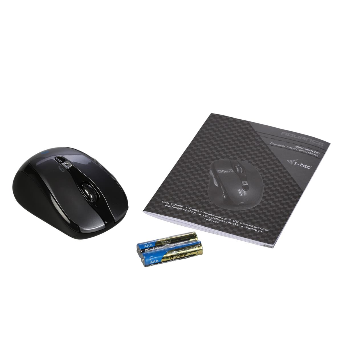 Mouse Bluetooth 10m 1600dpi 6-button Black In