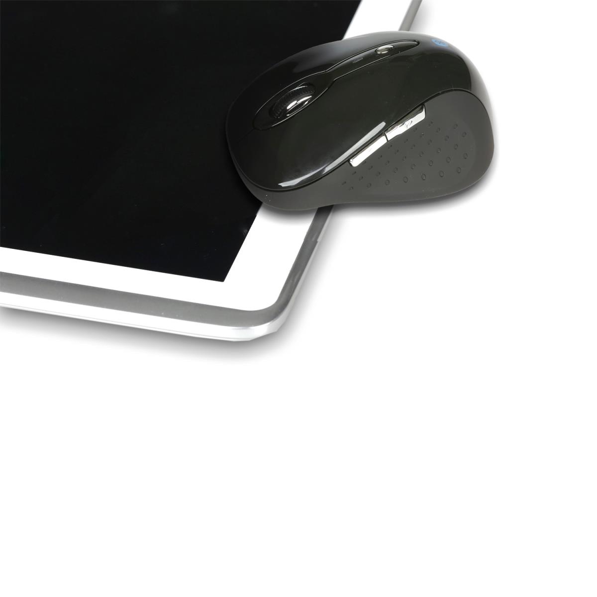 Mouse Comfort Bluetooth 10m 1600dpi 6-button Black In