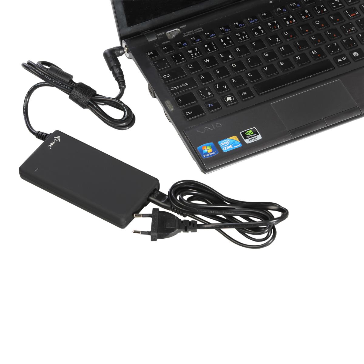 Ultra Slim Ac Adapter 90w For Notebook Black