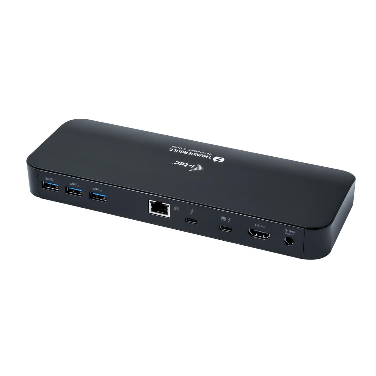 Dual Docking Station Thunderbolt 3 4k Metal  2x Tb3 Port 1x Glan 5x USB 3.0