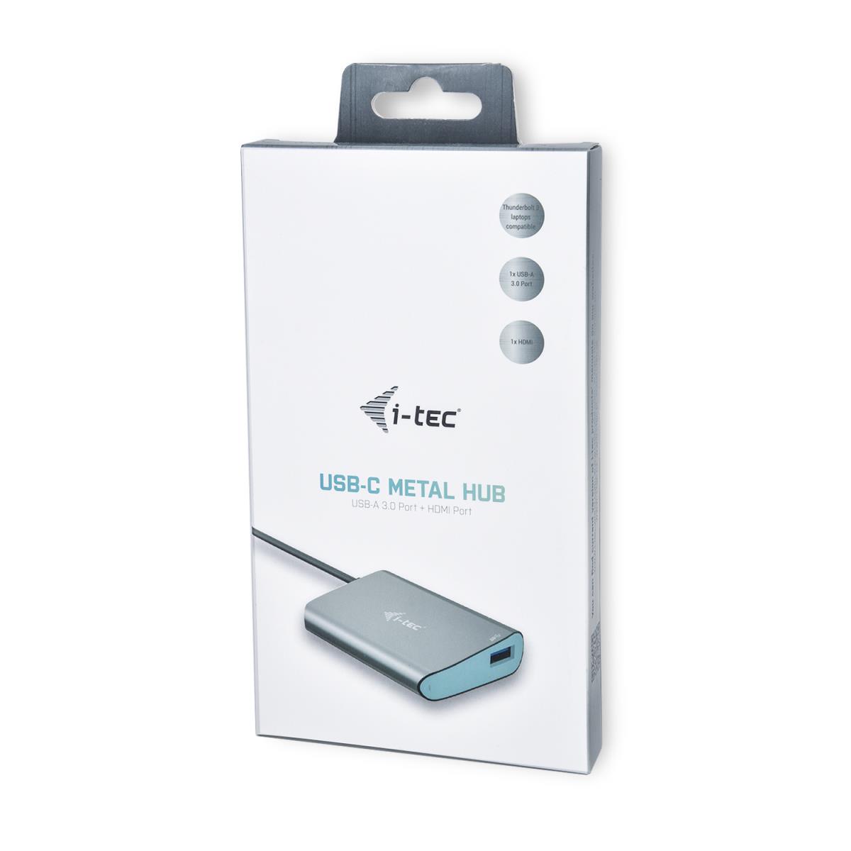 Metal Hub + Hdmi USB-c Grey