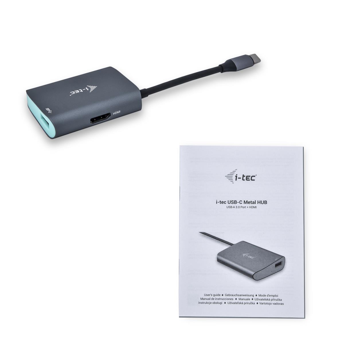 Metal Hub + Hdmi USB-c Grey