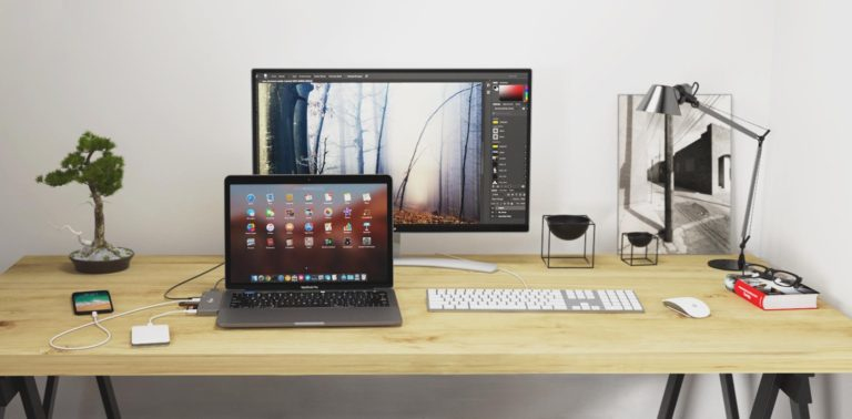 Docking Station Metal - For Apple MacBook Pro - 60w USB-c Power Delivery