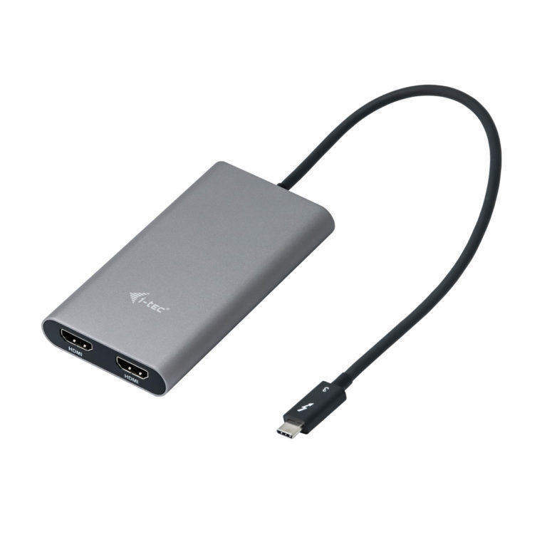 Adapter Thunderbolt 3 Dual Hdmi 2x4k Port With Cable