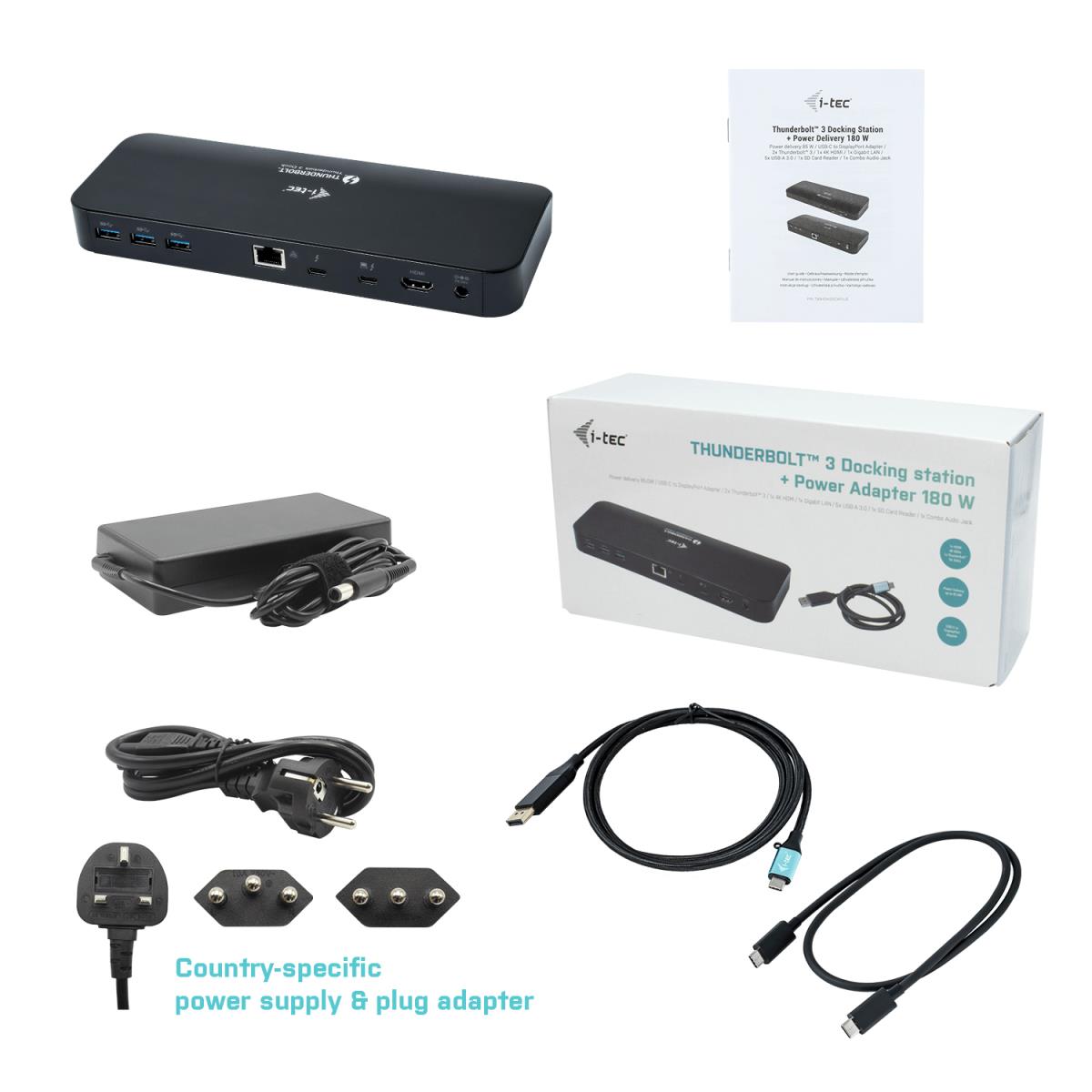 Docking Station Thunderbolt 3 - Hdmi 2.0 - Dual 4k 85w -  USB-c To DisplayPort Adapter  Power Delivery
