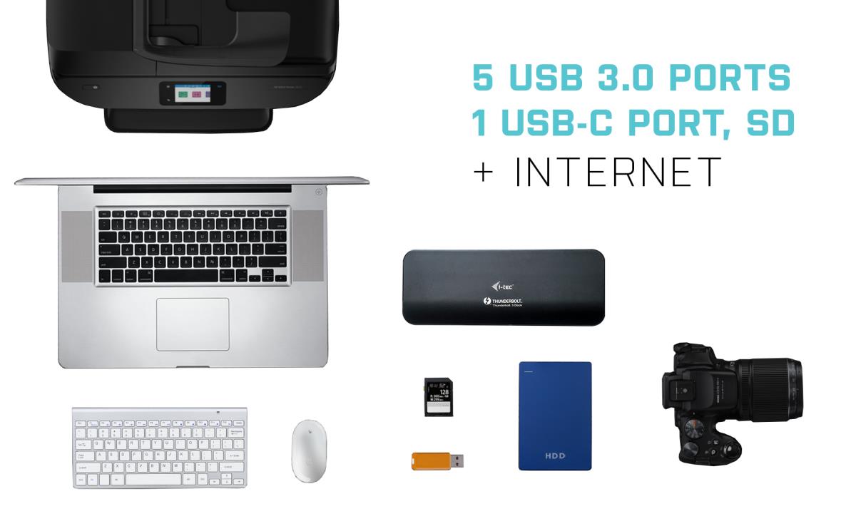 Docking Station Thunderbolt 3 - Hdmi 2.0 - Dual 4k 85w -  USB-c To DisplayPort Adapter  Power Delivery