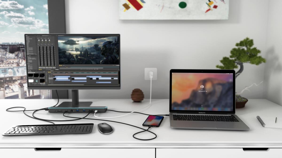 Docking Station USB-c Flat 4k Hdmi - Power Delivery 60w