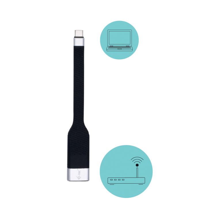 USB-c Flat Gigabit Ethernet Adapter
