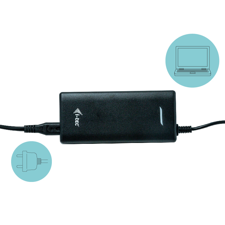 Docking Station Metal Low Profile - USB-c 4k Triple Display - Power Delivery 85w + I-tec Universal Charger 112w
