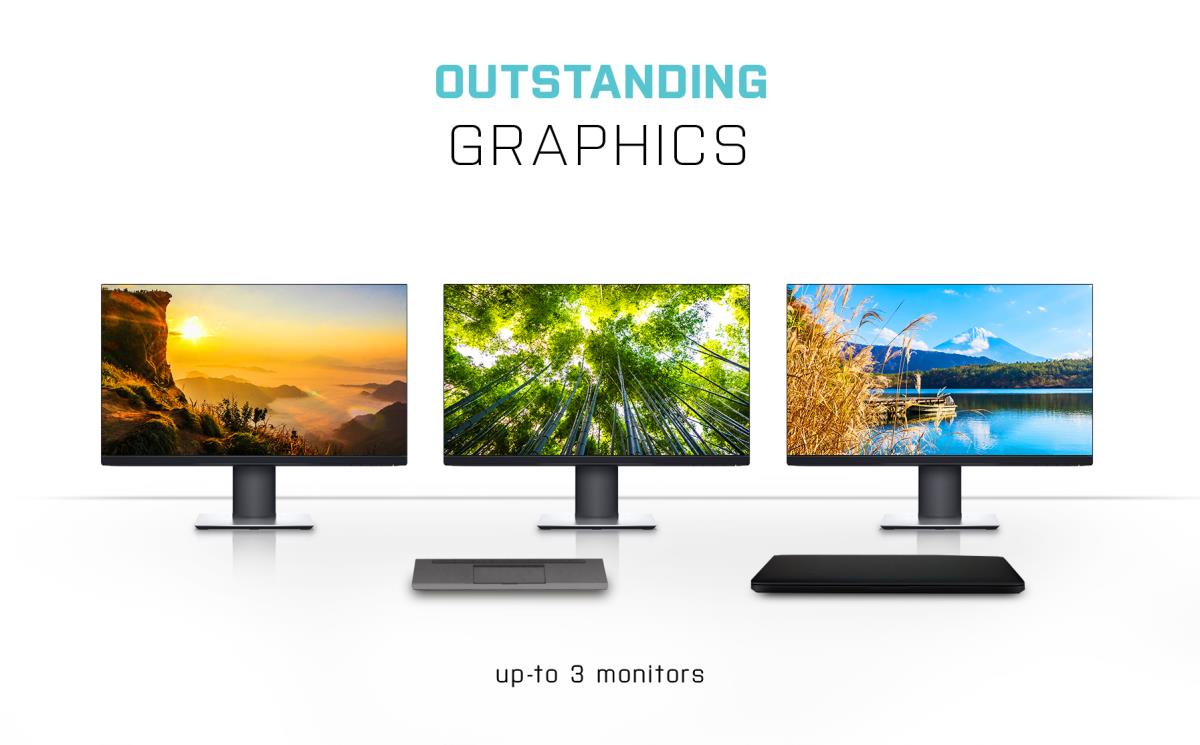 Docking Station Metal Low Profile - USB-c 4k Triple Display - Power Delivery 85w + I-tec Universal Charger 112w