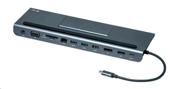 Docking Station Metal Low Profile - USB-c 4k Triple Display - Power Delivery 85w + I-tec Universal Charger 112w Uk