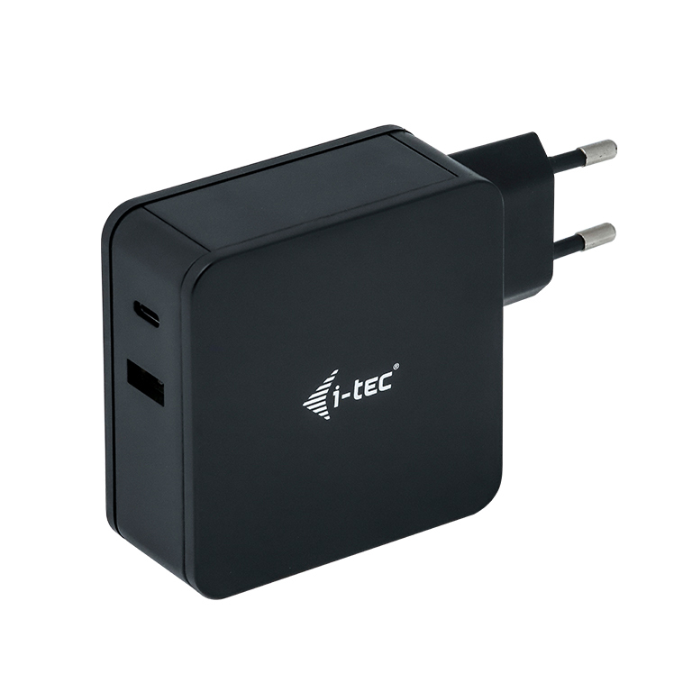 Docking Station Flat - USB-c - Power Delivery 60w + I-tec Universal Charger 60w